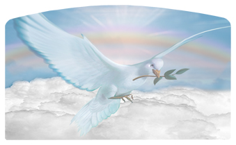 DACRO-116-D-BL Dove Clouds Blue